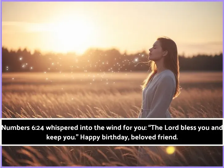 Blessing Birthday Wishes for Friend (Faith-Based & Spiritual)