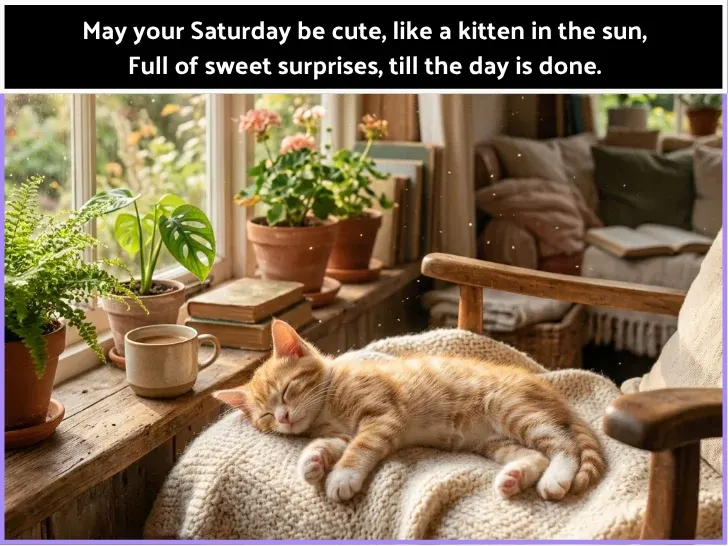 Cute Saturday Blessings