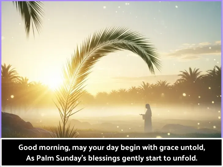 Good Morning Have a Blessed Palm Sunday