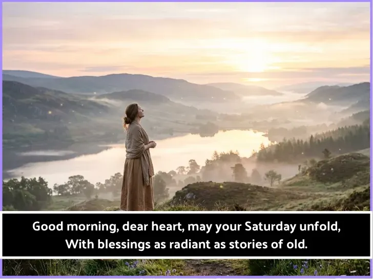 Good Morning Saturday Blessings