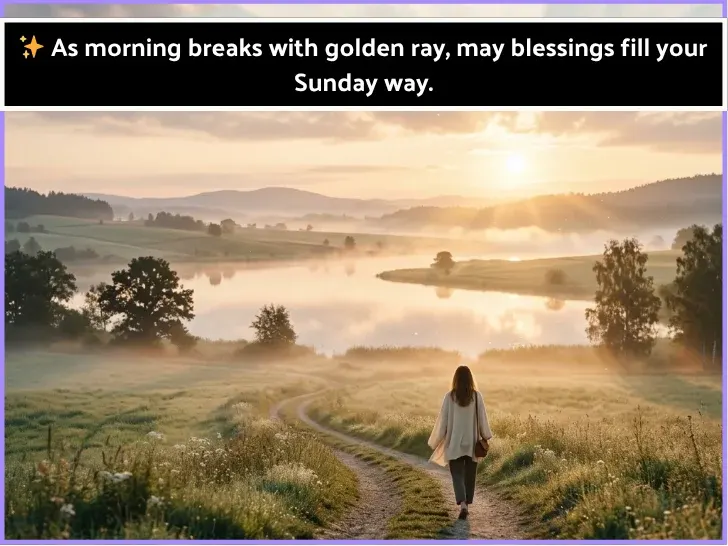 Good Morning Sunday Blessings