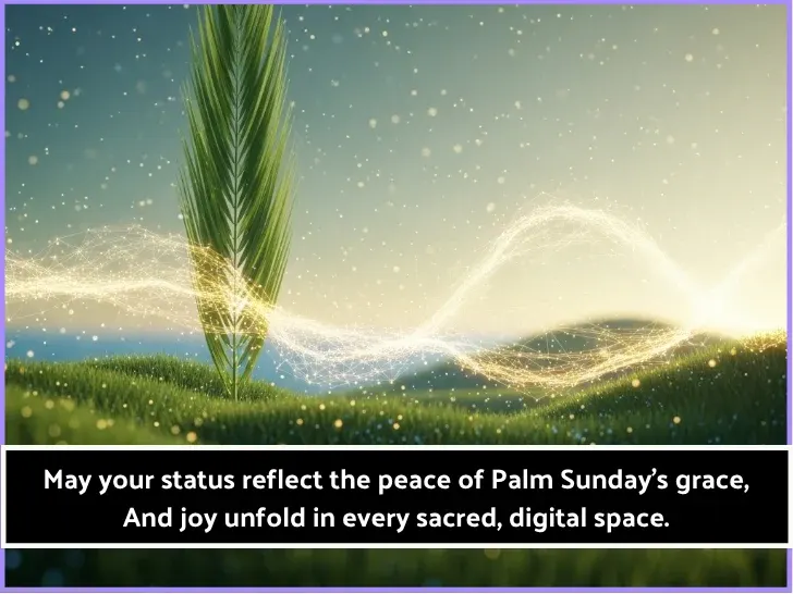 Happy Palm Sunday Status