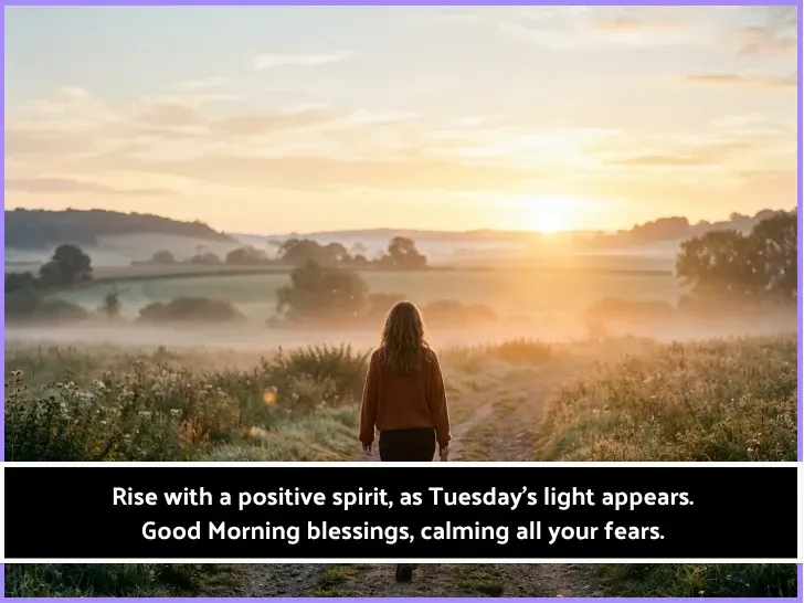 Positive Good Morning Tuesday Blessings
