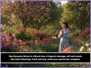 Happy Birthday God Bless You Flowers: Nature's Divine Embrace